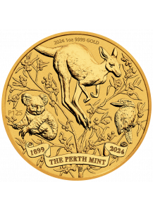 Australien 2024   125 Jahre Perth Mint  Gold 1 oz
