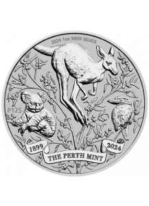 Australien 2024   125 Jahre Perth Mint  Silber 1 oz