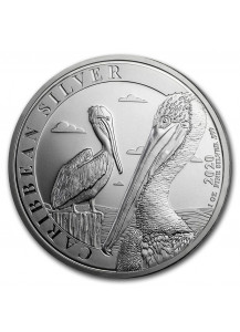 Barbados 2020 Karibischer Pelikan Silber 1 oz