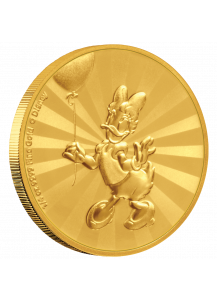 NIUE 2020 DAISY DUCK - Serie Mickey Mouse & Friends Gold 1/4  oz  Auflage 100 Stück